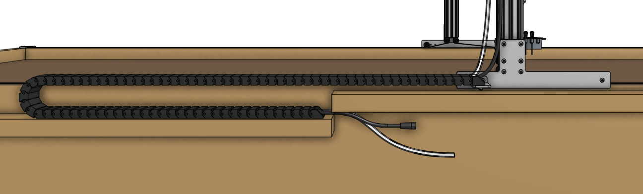 x axis cable carrier overview