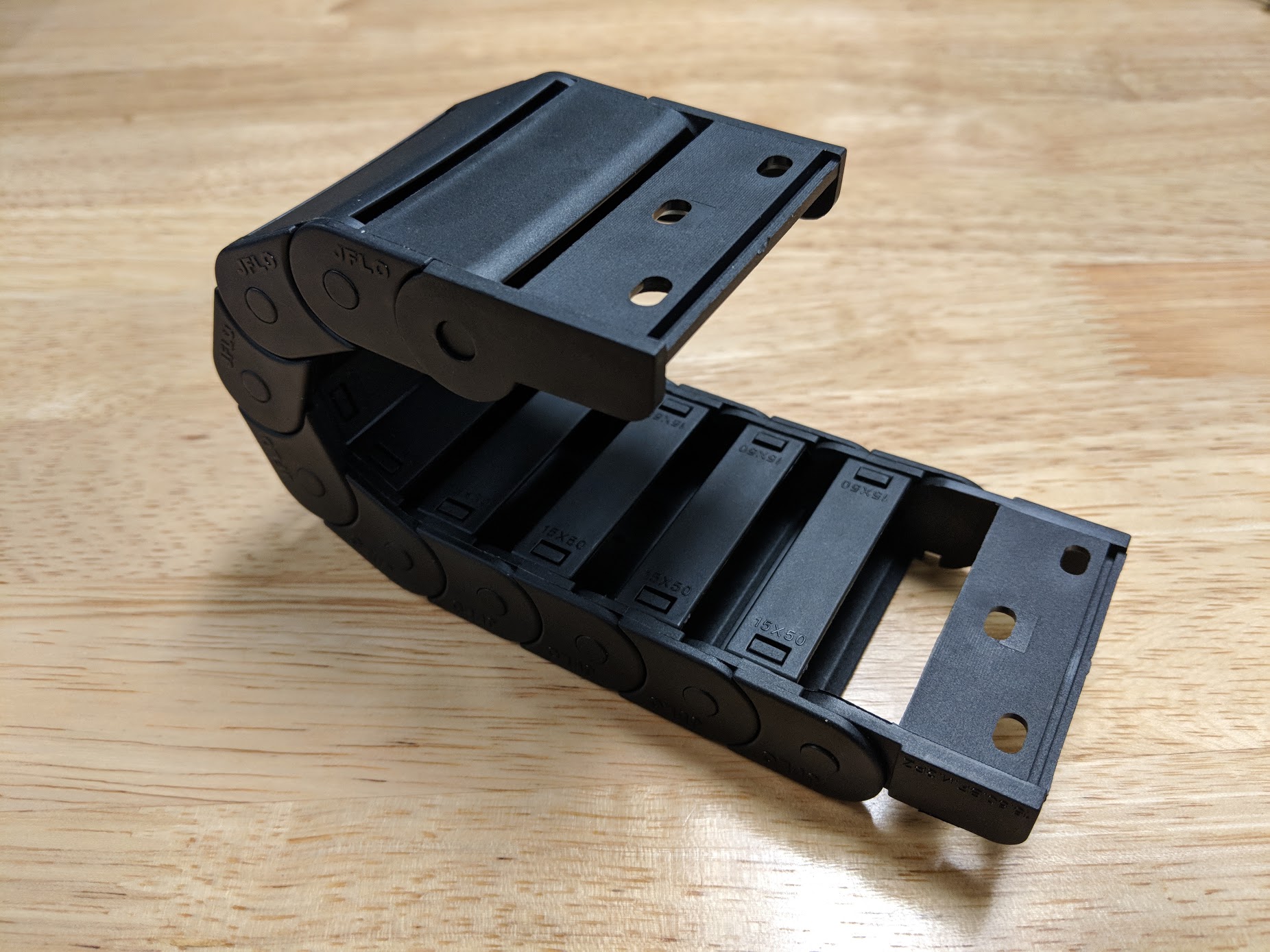 Z Axis Cable Carrier End Piece Orientation