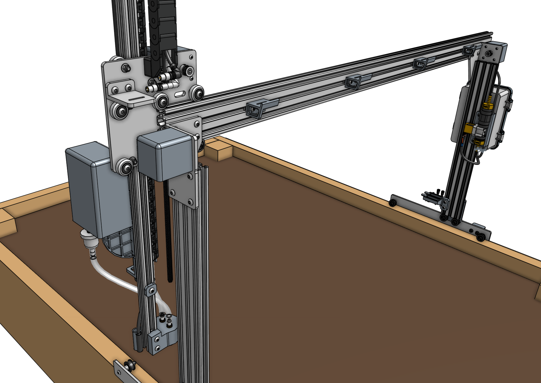 slide on cross slide and z axis