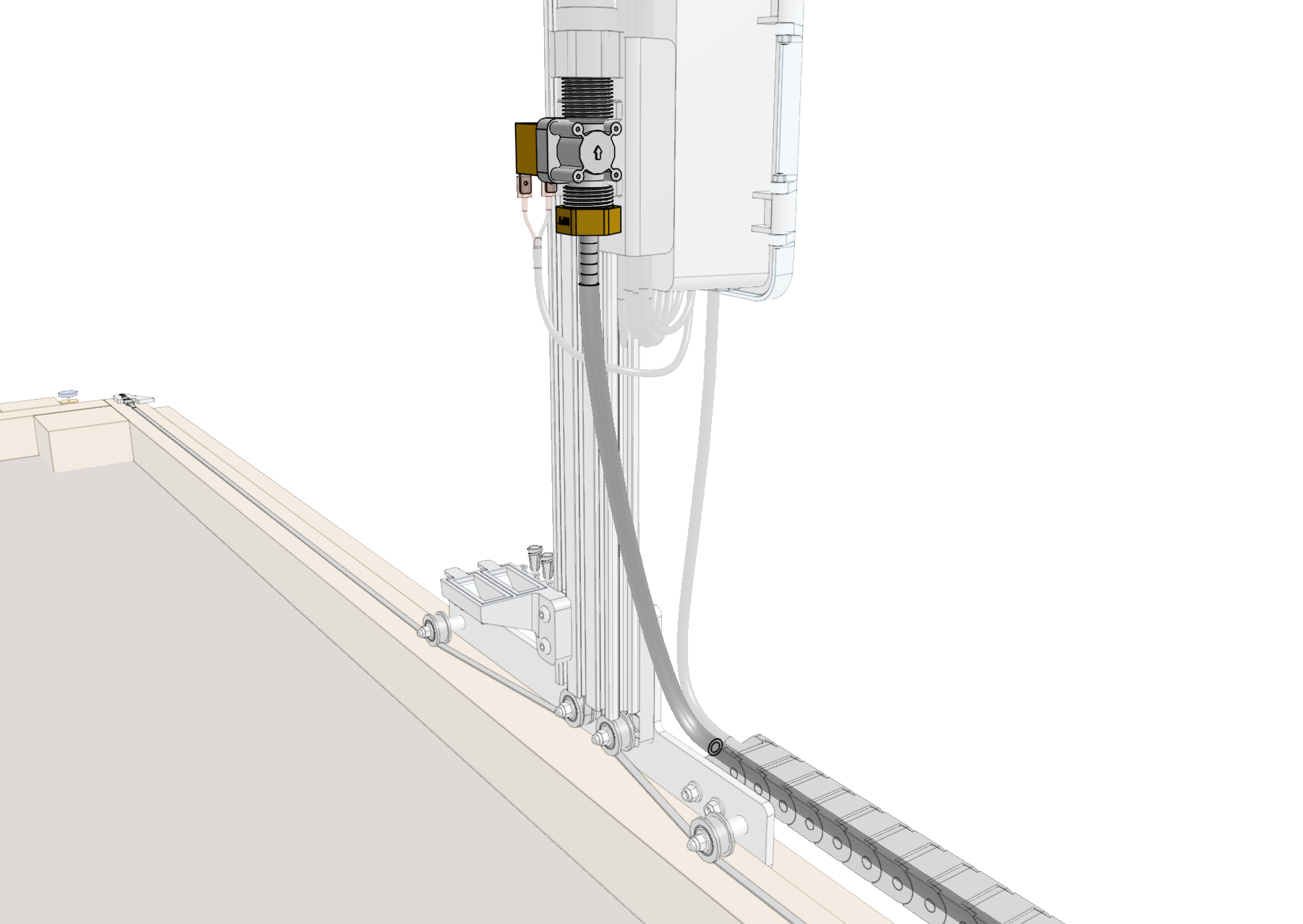 water tubes solenoid valve bottom barb connection