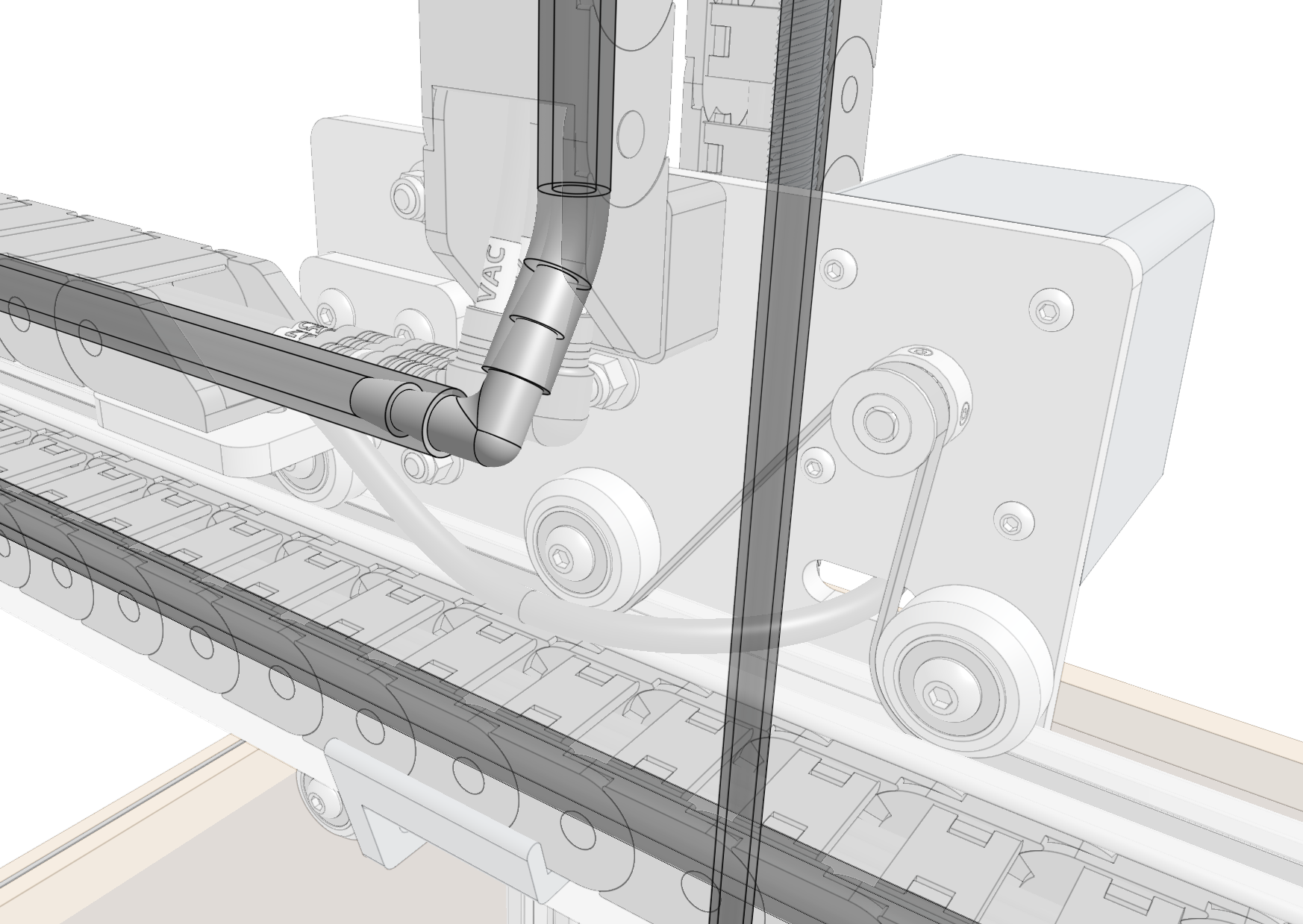 water tubes y axis connection