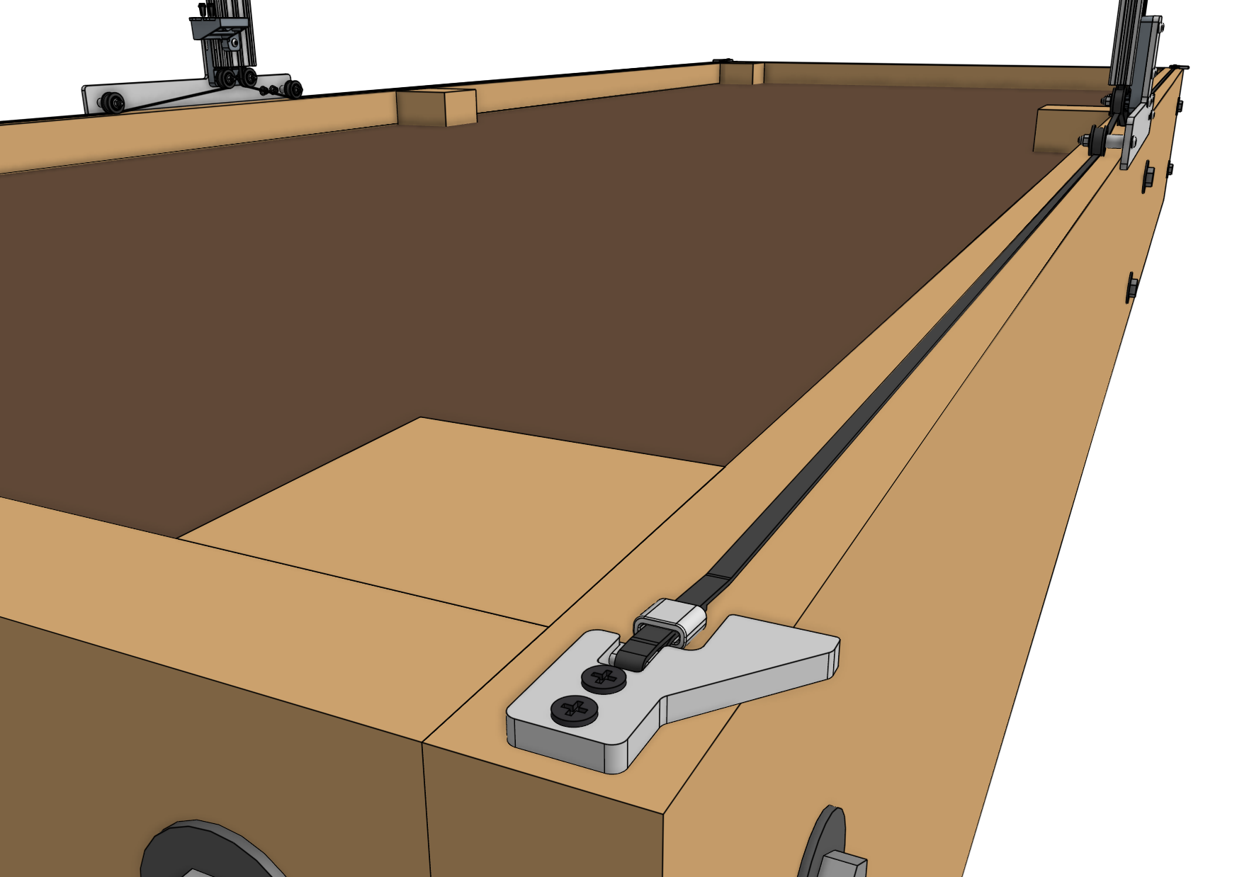 x axis belt clip mounted