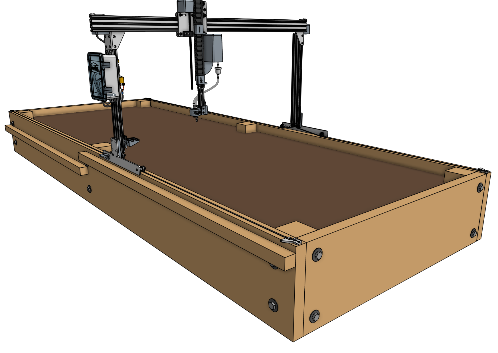 x axis belt clip mounted 2