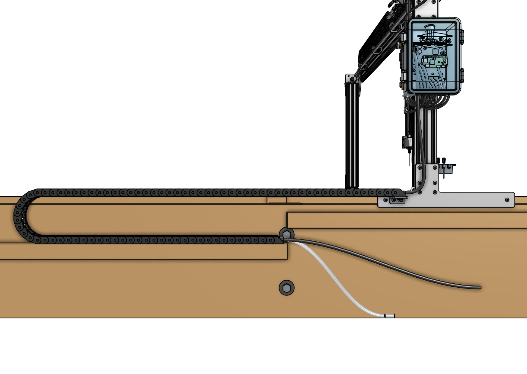 x axis cable carrier overview