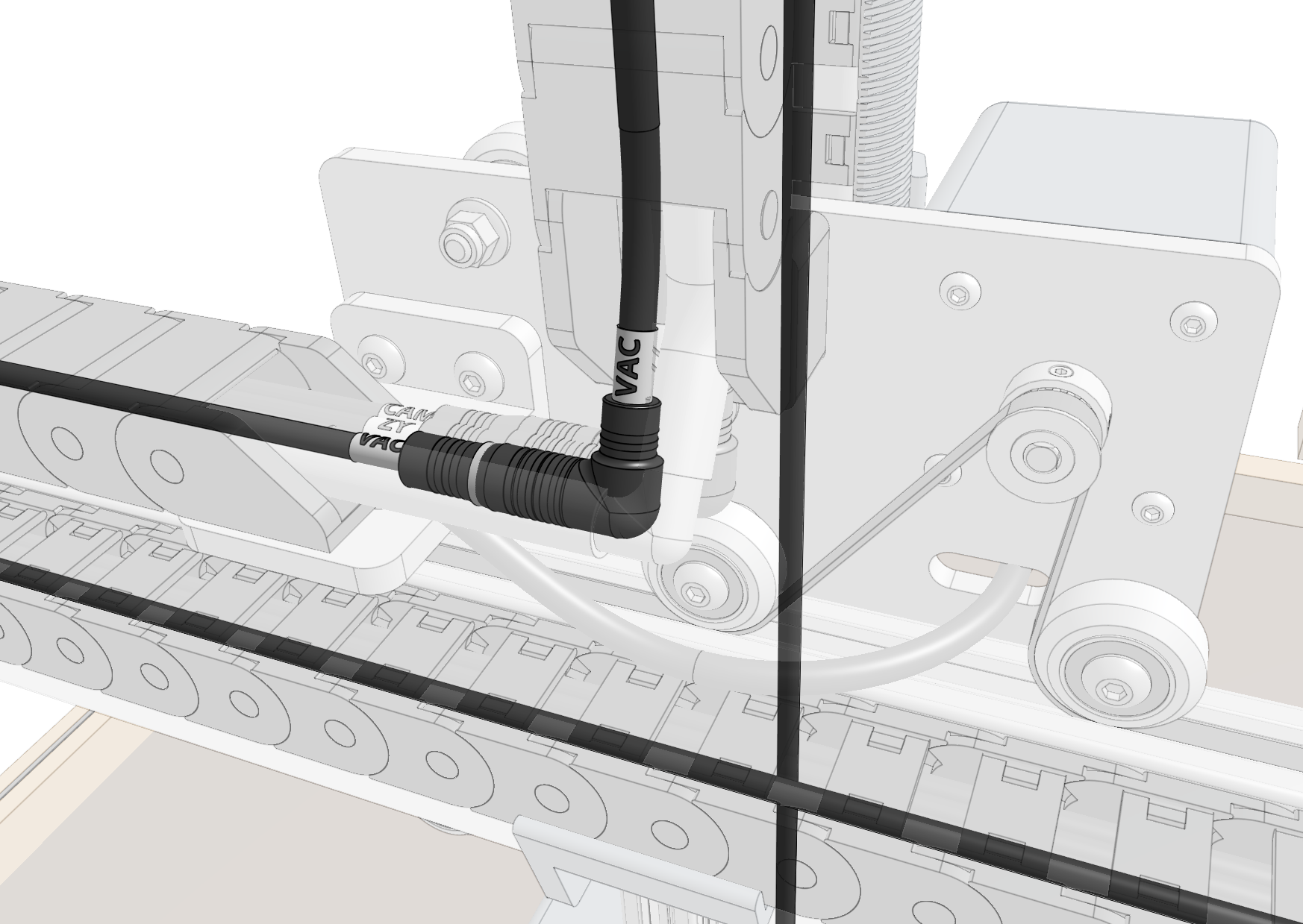 yz vacuum pump connection